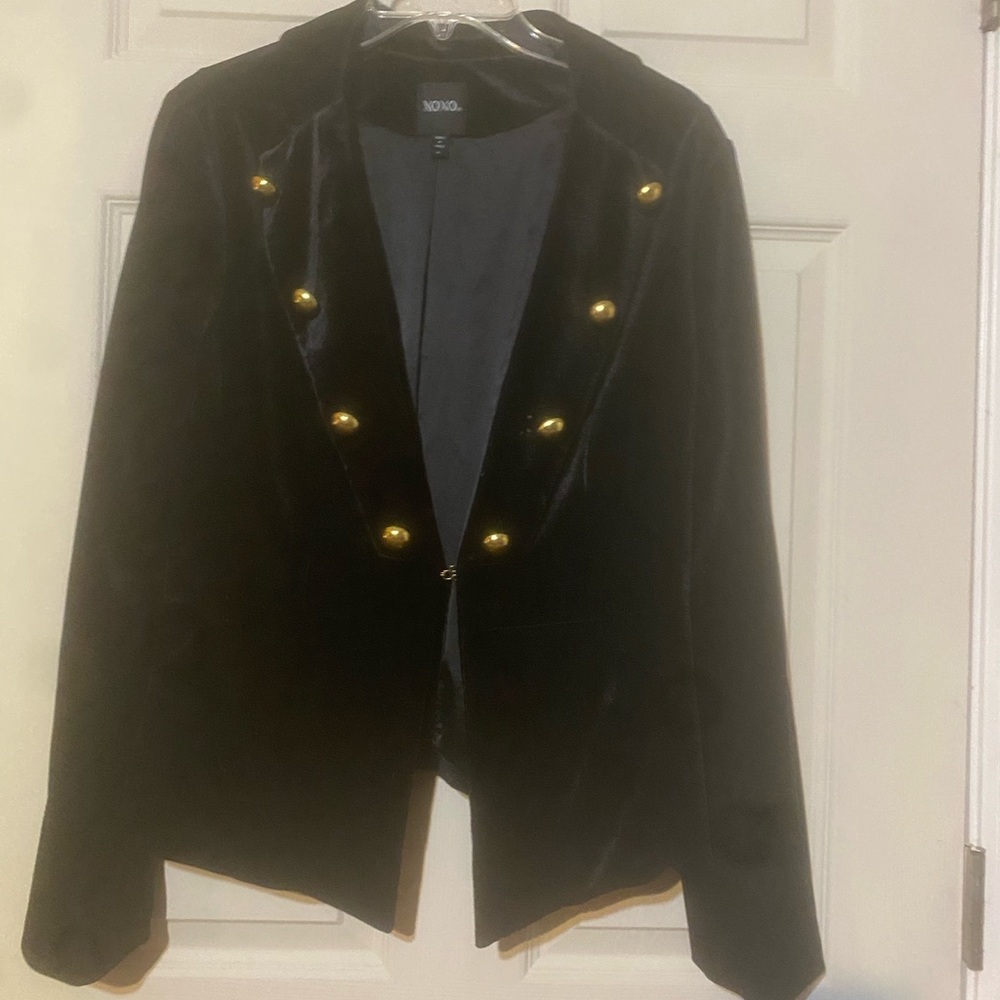 XOXO Luxe Black Velvet Apparel